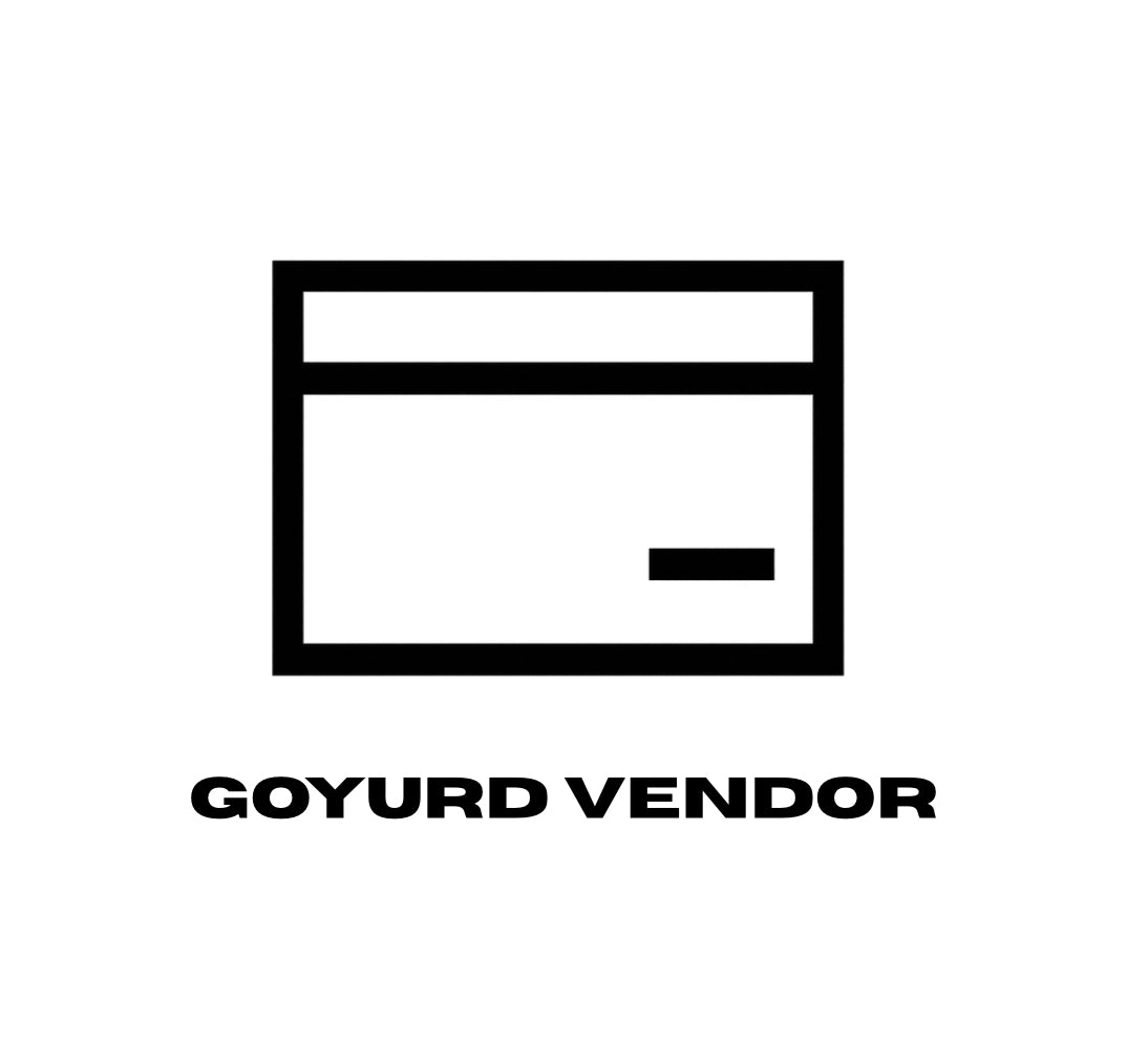 GOYURD VENDOR *INCLUDES RECEIPTS*